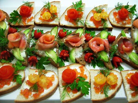 Бутерброды постные