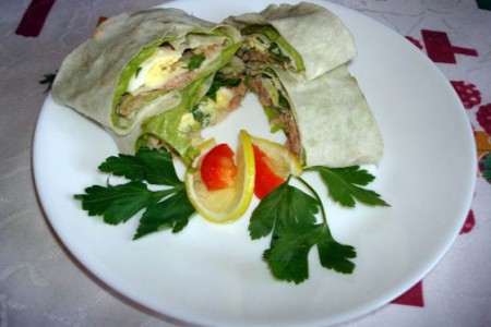 Лаваш фаршированный