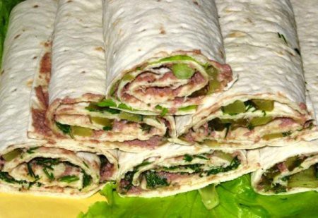 Лаваш рецепт с начинкой