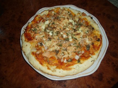 Пицца на кефире