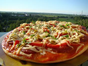 Бездрожжевое тесто для пиццы