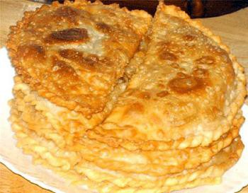 Чебуреки рецепт приготовления